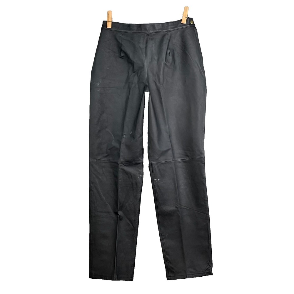 Jessica Holbrook Genuine Leather Pants Womens 14 Motorcycle Biker Grunge Goth